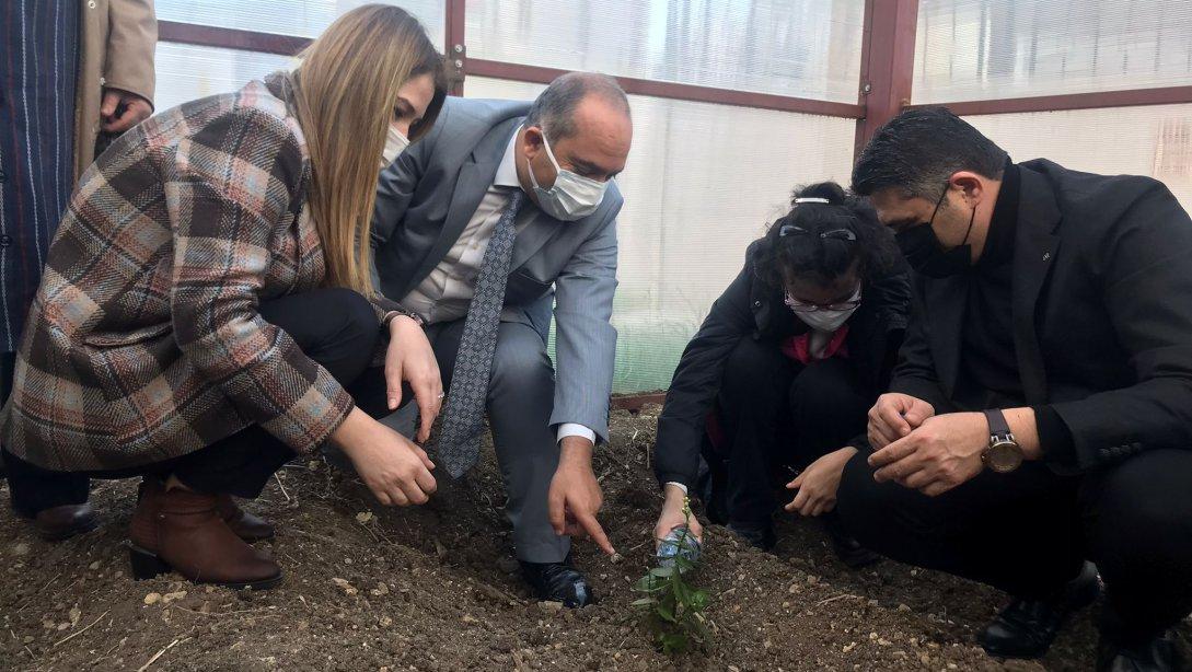 Aliağa Heydar Aliyev Mesleki ve Teknik Anadolu Lisesinde Okul Bahçemi Paylaşıyorum Etkinliği