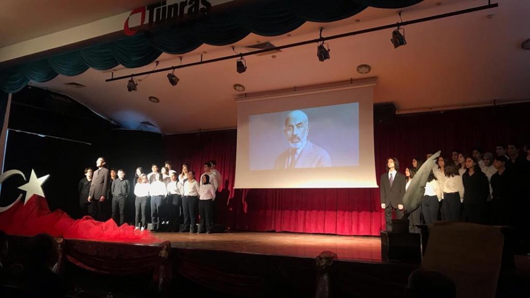 12 Mart İstiklal Marşı'nın Kabulünün 101. Yıldönümü ve Mehmet Akif Ersoy'u Anma Günü Programı Yapıldı