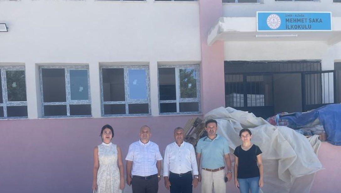 Mehmet Saka İlk ve Ortaokulu Güçlendirme Çalışmaları Yerinde Ziyaret