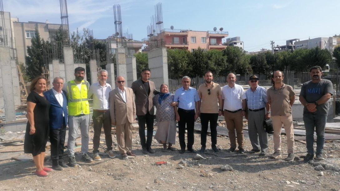 ŞEHİT OĞUZ ÖZGÜR ÇEVİK ANADOLU LİSESİ İNŞAATI ZİYARETİ